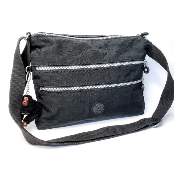 Kipling Handbags - Kipling Black Alvar Crossbody City Bag Purse